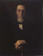 Wilhelm Leibl Portrait of Burgermeister Klein oil painting on canvas